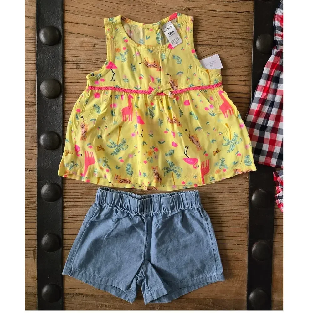 Carter's Summer 4th of July Outfit Bundle sz 12M New